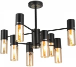 Потолочная люстра на штанге Imex MD.51829-8-S-BK+AB