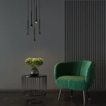 Подвесной светильник Elektrostandard Hall 50314 LED 5W 3000K черный (220V, на проводе, круглые)