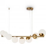 Подвесной светильник Zing FR5199PL-08BS1 Freya (220V, на тросе, шарики)