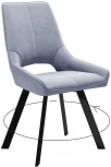 Стул 268 Z46 перламутр, ножки черные Dikline 00-00062327