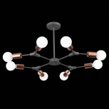 Потолочная люстра на штанге Evoluce Palare SLE106403-08 (220V, молекулы)