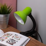 Офисная настольная лампа на прищепке ЭРА N-102-Е27-40W-GR