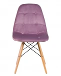 Стул обеденный BENNET (ножки светлый бук, пудрово-сиреневый велюр (HLR-27))