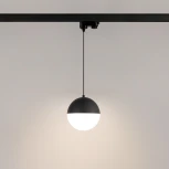 Трековый светильник светодиодный LGD-EMISFERO-TRACK-HANG-4TR-R150-11W Warm3000 (BK, 170 deg, 230V) (Arlight, IP20 Металл, 3 года) 035938