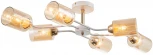 Потолочная люстра на штанге Escada Vertigo 1131/6P White/Gold 6x60Вт E27, металл/стекло, белый/золото (220V)