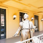 Настенный фонарь уличный Fumagalli Globe 400 G40.132.000.AYE27 (220V, шар, IP65)