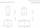 Потолочная люстра на штанге Kutek San Marino Lampshade SAN-ZW-3(P/A)CR (220V, хрусталь CR)