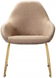 Стул R-Home Kent Браун/Линк Золото