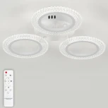Потолочная люстра Natali Kovaltseva Simply LED LAMPS 81122/3C с пультом ДУ 48W, белый, LED