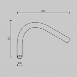 Трековый светильник 3W 48V Maytoni Eye C104WL-3W3-6K-B (LED)