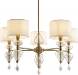 Потолочная люстра на штанге Freya Raise FR5369CL-05BS (220V, круглые)