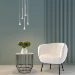 Подвесной светильник Elektrostandard Hall 50314 LED 5W 3000K белый (220V, на проводе, круглые)