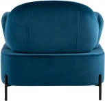 Кресло Stool Group Кэнди с подлокотниками велюр синий УТ000036650