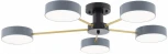 Потолочная люстра светодиодная на штанге Arte Milano Ferrara 252006/5 Bk/Gr (220V, круглые)