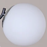 Потолочная люстра на штанге Reluce 02318-0.3-04 BK+CH (220V, шар)
