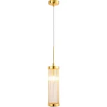 Подвесной светильник Crystal Lux Tadeo SP1 D100 GOLD/TRANSPARENTE