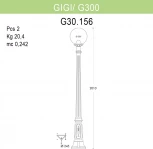 Наземный фонарь Fumagalli GLOBE 300 G30.156.000.BYF1R (220V, фонарь, шар, IP55)
