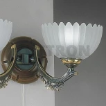 Бра Reccagni Angelo 2805 A 2805/2 (220V, выключатель)