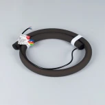 Светодиодная лента герметичная MonLIGHT-BLACK-SIDE-G280-D25mm 24V RGB 360deg (14.4 W/m, IP65, 1m, wire x1) (Arlight, Вывод боковой, 3 года) 047199