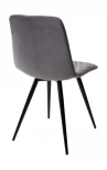 Стул CHILLI-X СЕРЫЙ #27, велюр / черный каркас 4 шт/ 1 к