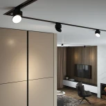 Трековый светильник Elektrostandard Smooth 85515/01 чёрный матовый 10W 4200K однофазный (LED, 220V)