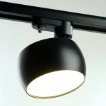 Светильник трековый однофазный Feron AL167 48551 GX70, черный (220V, круглые)