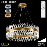 Подвесная люстра хрустальная с пультом Ричард CL336083 Citilux