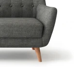 Диван Picasso двухместный горчичный