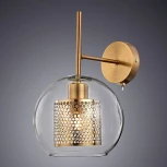 Бра Arte Lamp Manchester A7620AP-1AB (220V, выключатель, шар)