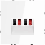 Акустическая розетка (белый глянцевый) Voltum S70 VLS060301