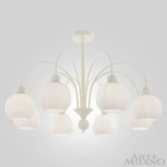 Потолочная люстра на штанге Arte Milano Napoli 315066/D800/8 IV (220V, цветы)