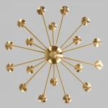 Подвесная люстра Eurosvet Cariso 60150/18 латунь
