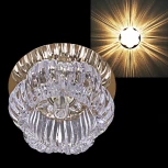 Встраиваемый точечный светильник Reluce 18301-9.0-001G G9 GD (220V, круглые)