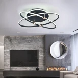 Потолочная люстра Natali Kovaltseva LED LAMPS 81235 (регулировка яркости, 220V, пульт управления, кольцо)