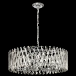 Подвесная люстра Citilux Ингвар CL334291 (220V, хрусталь, на цепи, круглые)