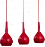 Подвесной светильник Alfa Vetro Red 20513 (220V, на проводе, круглые)
