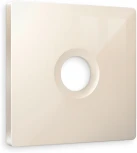 Лицевая панель Ambrella Volt ALFA (Бежевый глянец) для TV розетки QUANT AP3130