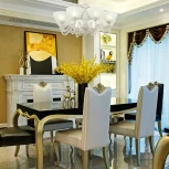 Подвесная люстра Arte Milano AM340518 340518/8 WT+SL (220V, на цепи)