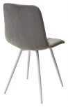 Стул UNO 25 СВЕТЛО-СЕРЫЙ #26, велюр / БЕЛЫЙ