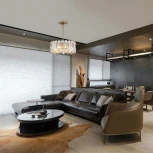 Подвесная люстра Escada Arabana 2114/6S E14*40W Gold (220V, хрусталь, на цепи, круглые)