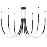 Подвесной светильник Odeon Light Monella 7149/70L черный/акрил/металл IP20 LED 70W 4300Лм 3500K 300° 220V