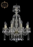 Подвесная люстра Art Classic 11.12 11.12.8.165.XL-62.Gd.Sp (220V, хрусталь, на цепи, подсвечник, свеча)