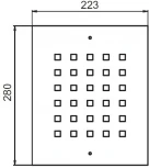 Уличный настенный светильник Oasis Light INOX 77810