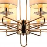 Подвесная люстра ILLUMICO IL6196-8P-17 GD (220V, на цепи)