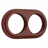 Рамка на 2 поста (итальянский орех) (RAMKA 02 WL15 M54) Werkel W0025225 (a050993)