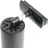 Светильник трековый однофазный Feron AL194 48541 GU10, черный (220V, круглые)