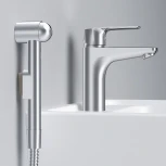 Смеситель AM.PM Gem F90A03000 для раковины, с гигиеническим душем