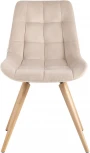 Стул Stool Group Флекс на деревянных ножках велюр бежевый УТ000035936