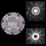 Встраиваемый точечный светильник Reluce 00755-9.0-001CN MR16+LED3W CL+PP (220V, круглые)