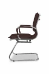 Кресло посетителя бизнес-класса CLG-617 LXH-C Brown